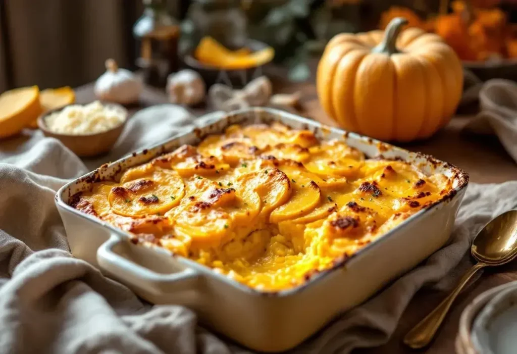 Ce gratin de potimarron disparaît en 5 minutes : vos invités vont l’adorer tout l’automne