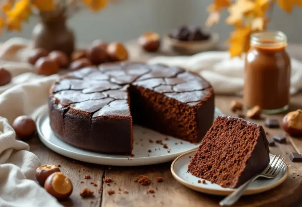 Fondant chocolat-crème de marrons sans farine : le dessert d’automne irrésistiblement fondant qui va vous faire fondre