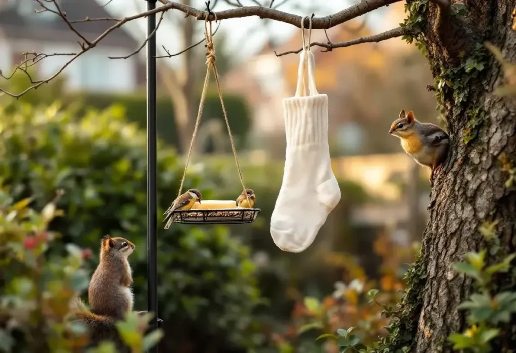 Glisser un savon dans une chaussette : l’astuce insolite qui peut vraiment sauver les oiseaux de votre jardin