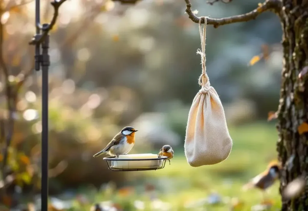 Glisser un savon dans une chaussette : l’astuce méconnue (et ultra simple) qui protège vraiment les oiseaux de votre jardin