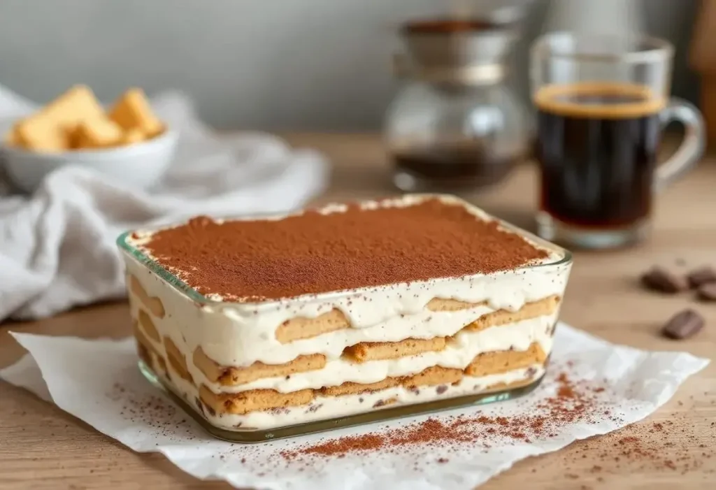 « J’ai remplacé le mascarpone par cet ingrédient » : ce tiramisu light affiche 2 fois moins de calories !